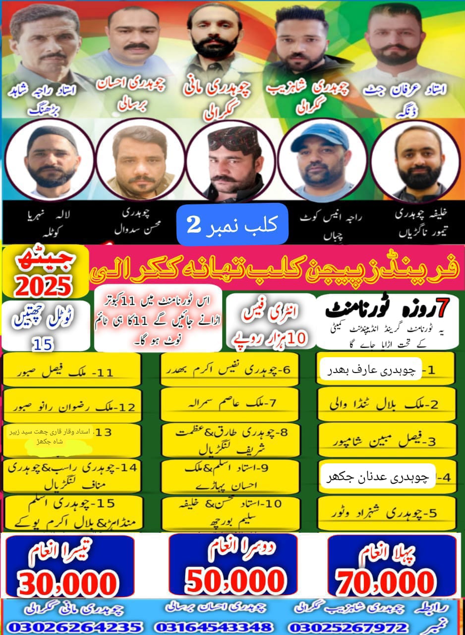 Chach attock itefaq 6 city asooj cup 2020